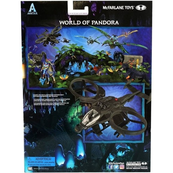 McFarlane 2021 AVATAR World of Pandora AT-99 Scorpion Gunship Factory Sealed - Picture 5 of 5